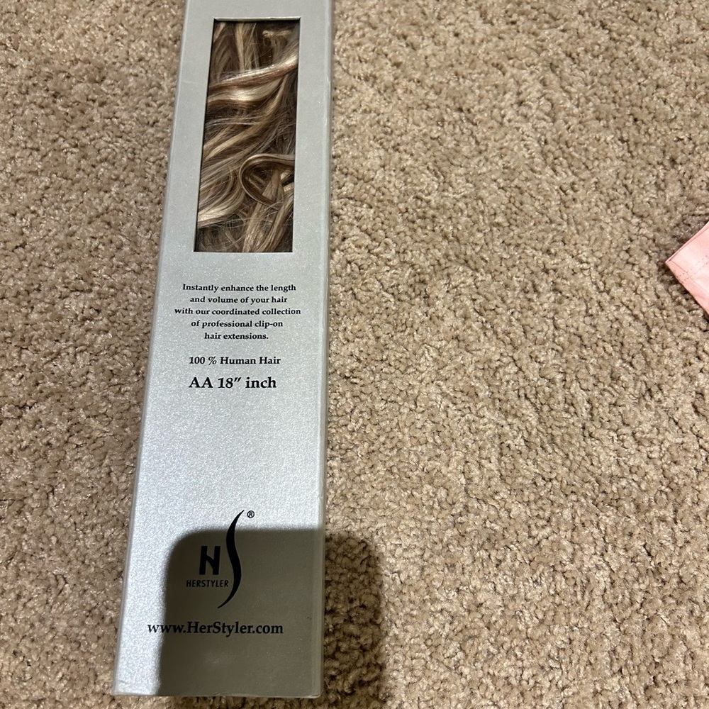 Herstyle Ash Blonde Hair Extensions